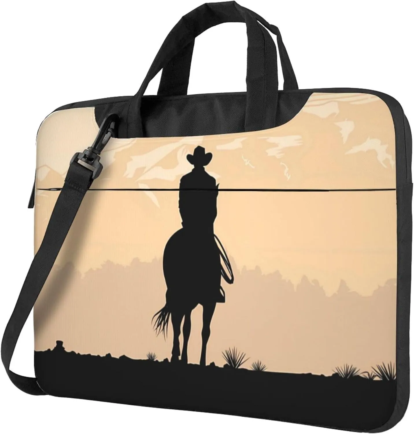 Red Cute Piggy Laptop Shoulder Bag ​for Men Women, Computer Carrying Case Messenger Bag with Strap