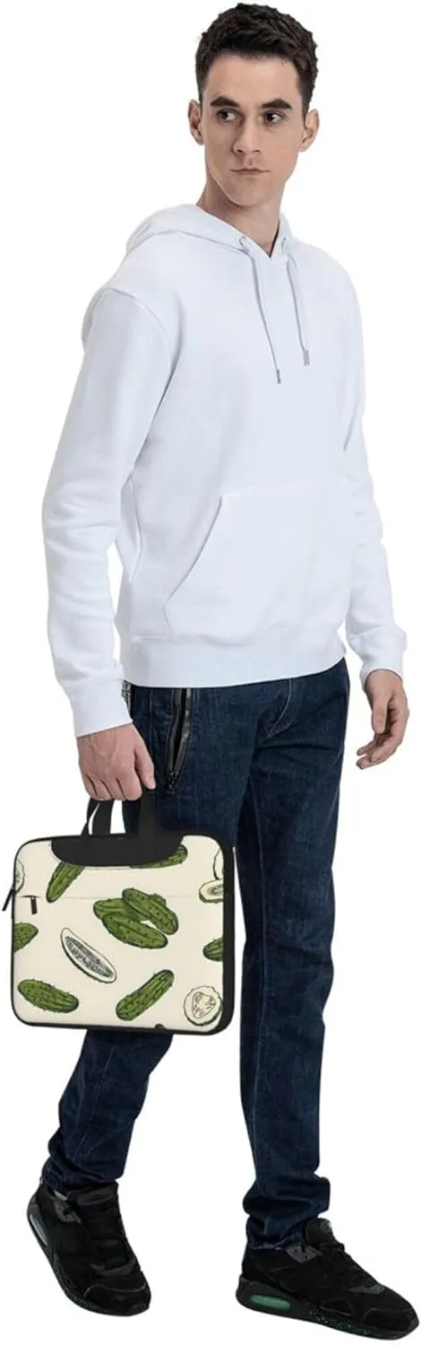 Red Cute Piggy Laptop Shoulder Bag ​for Men Women, Computer Carrying Case Messenger Bag with Strap