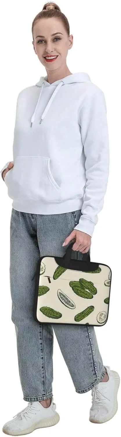 Red Cute Piggy Laptop Shoulder Bag ​for Men Women, Computer Carrying Case Messenger Bag with Strap