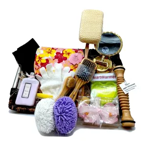 Rejuvenation Spa Gift Basket For Women, Home Spa Set with Lotion, Candles, Beauty Tools and More - 15-PC Gift Basket Collection for All Over Body Relaxation