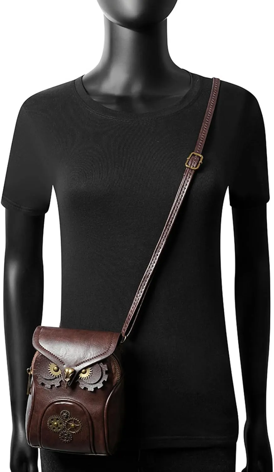 Renaissance Messenger Bag, Medieval Steampunk Goth Messenger Satchel Bag, Pirate Coin Small Pouch for Ren Faire