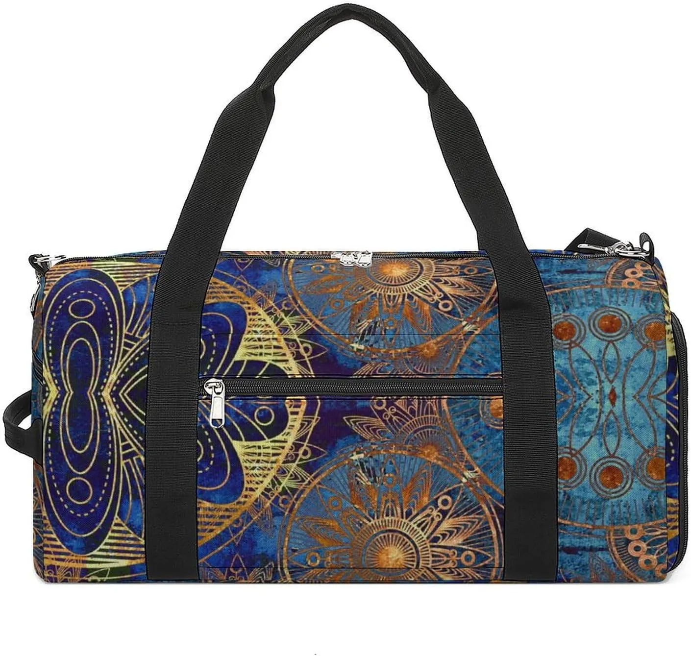 Restoring Ancient Ways Travel Duffel Bag Sport Gym Tote Bag Lightweight with Shoes Compartment for Men Women