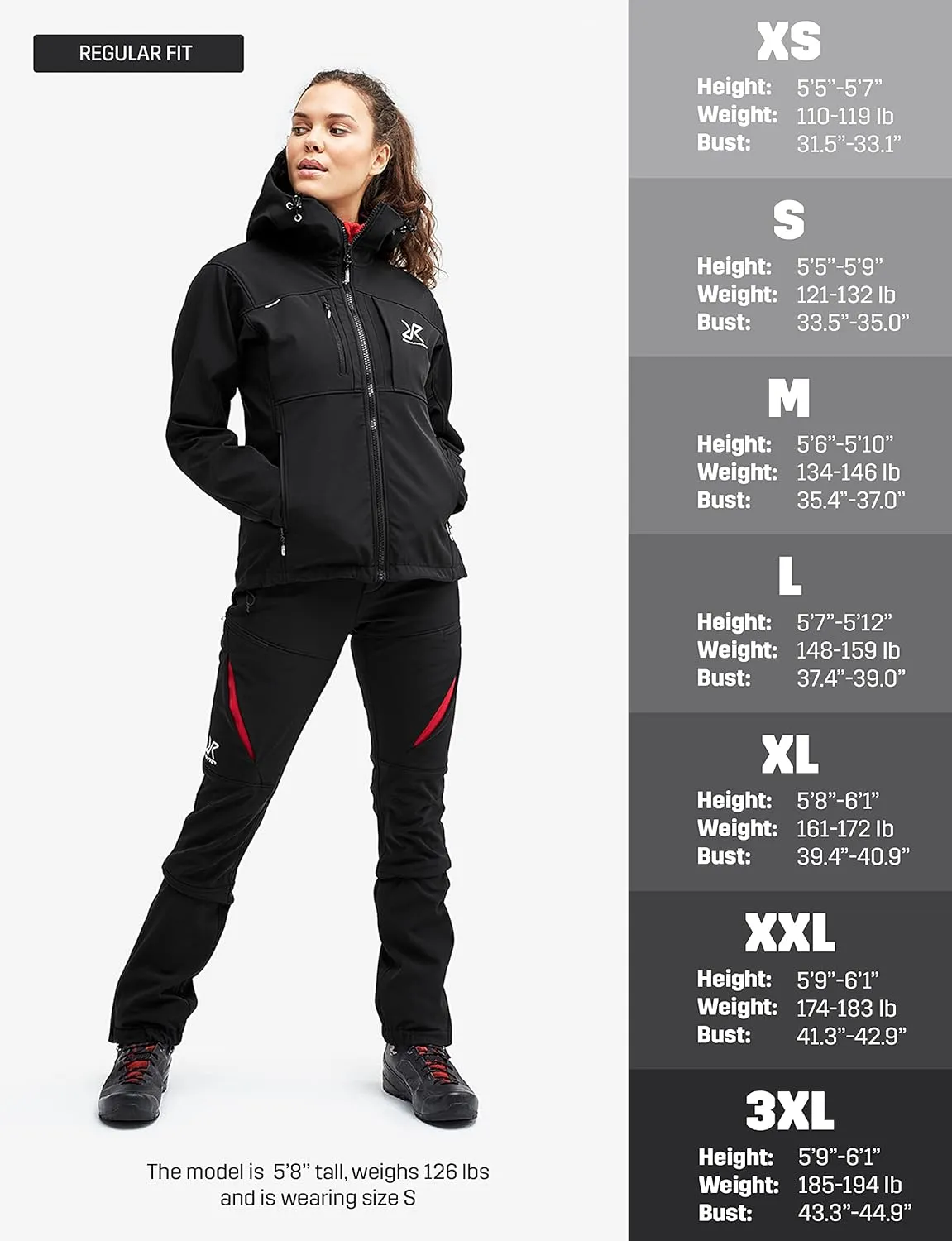 RevolutionRace Women's Hiball Jacket, Ventilated and Water Repellent Jacket for All Outdoor Activities