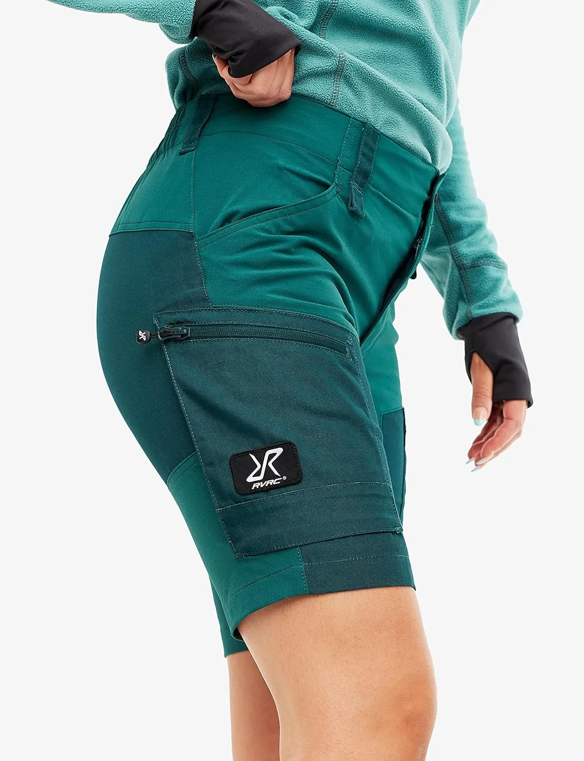 RevolutionRace Women's RVRC GP Shorts, Durable and Water Repellent Hiking Shorts for All Outdoor Activities