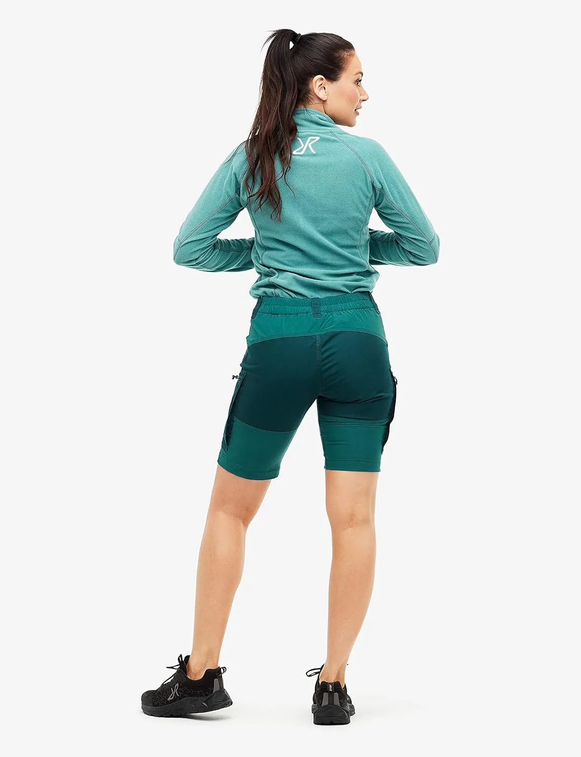 RevolutionRace Women's RVRC GP Shorts, Durable and Water Repellent Hiking Shorts for All Outdoor Activities