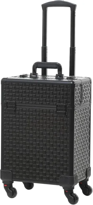 Rolling Makeup Cart with Wheels for Cosmetics Storage (Black)