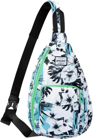 Rope Sling Bag for Women Men Casual Cross Body Daypack Backpack Adjustable Strap Water Repellent for Travel/Sport