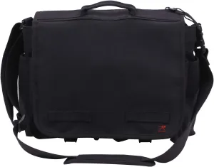Rothco Concealed Carry Messenger Bag Crossbody Shoulder Bag, Black