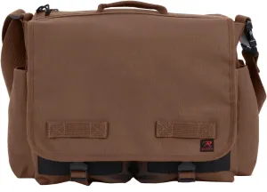 Rothco Concealed Carry Messenger Bag Crossbody Shoulder Bag, Earth Brown