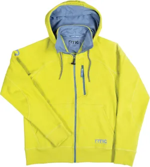 RTIC Mens Water-Repellent Zip Up Hoodie, Long Sleeve Hooded Zip Sweatshirt Jacket Water Resistant Outdoor Clothing
