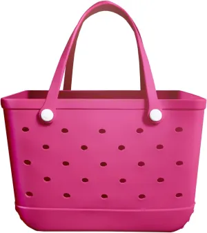 Rubber Beach Tote Bag,Washable and Durable Open Rubber bag for Beach Pool Yoga Fitness
