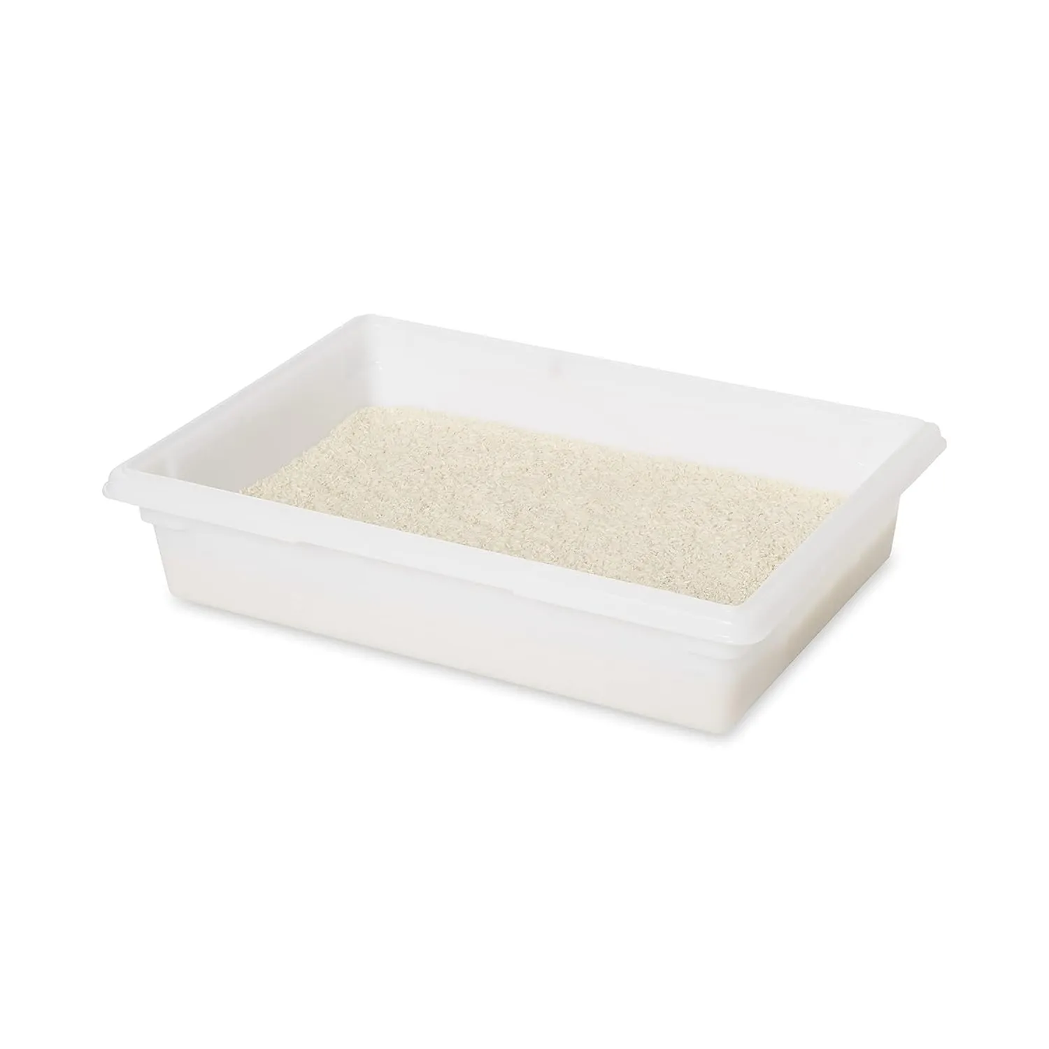 Rubbermaid Commercial Products Food Storage Box, 8.5 Gallon Capacity, White, for Restaurant/Kitchen/Cafeteria
