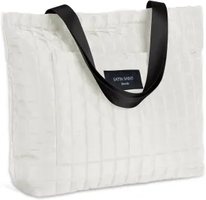 SATINSAINT Large Tote Travel Bag for Women, Lightweight Quilted Carry-All Shoppers Tote for Travel, Work, Gym and Casual Use