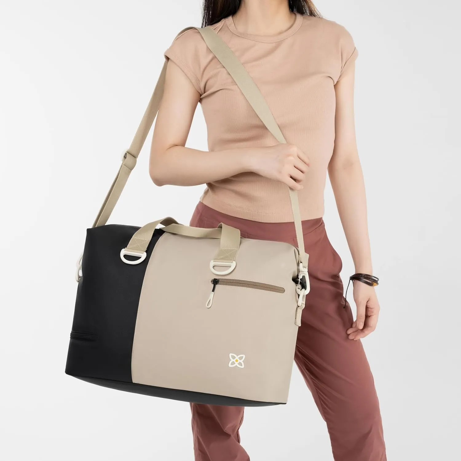 Sherpani Sola, Travel Duffle Bag, Weekender Bags for Women, Carry-On Duffel with Luggage Pass-Through
