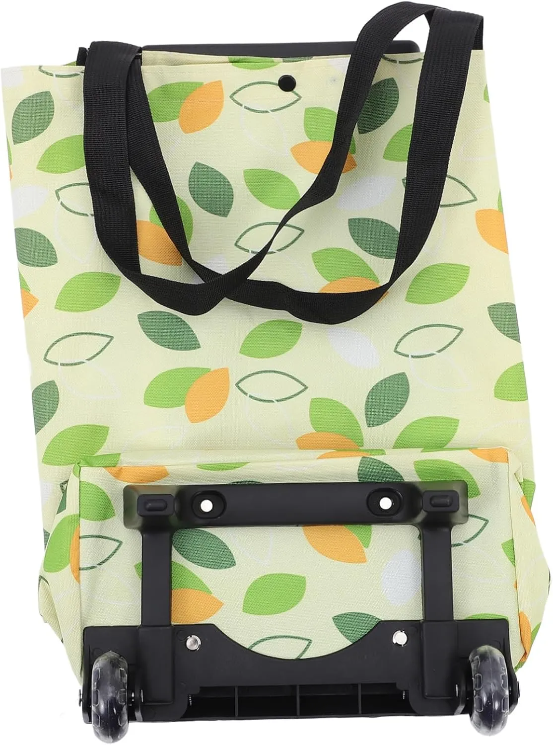 Shopping Wheel Bag Large Capacity Grocery Bag with Folding Wheel for Supermarket Travel Laundry and Daily Use