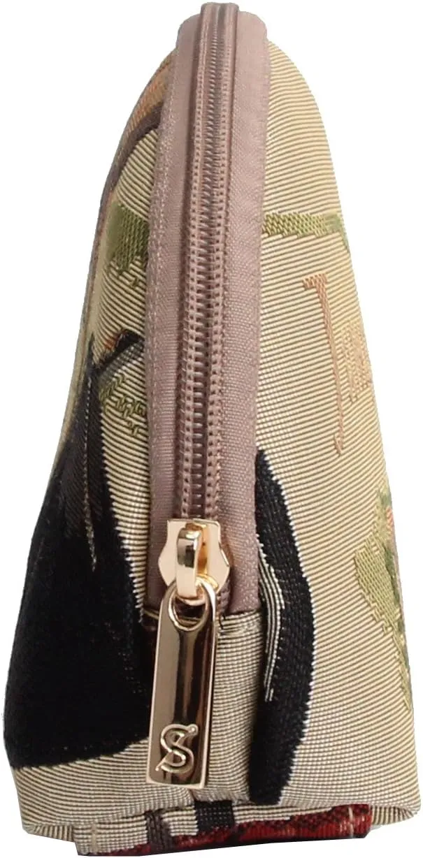 Signare Tapestry Cosmetic Bag Toiletry Makeup Bag for Women