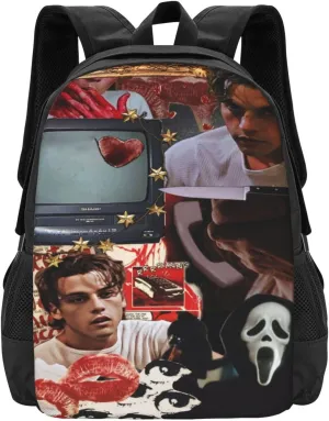 Skeet Actor Ulrich Backpack Laptop Computer Backpacks Travel Bag Double Shoulder Daypack for Work Hiking 15.6 Inch