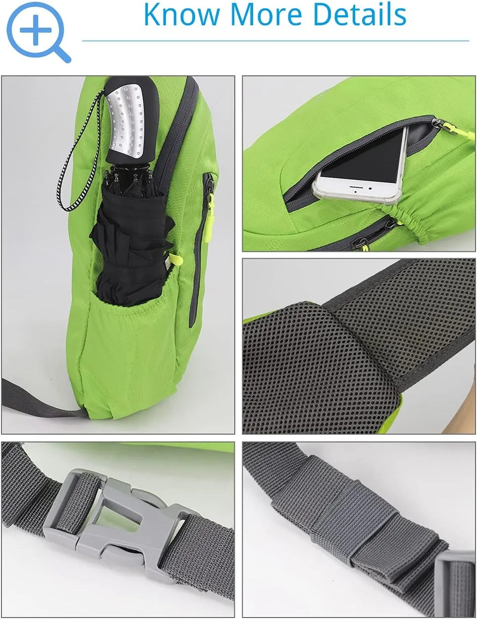 Sling Bag Crossbody Backpack for Men Womens, Chest Bag Backpack, Shoulder bag Gym Cycling Traveling Outdoor Sports