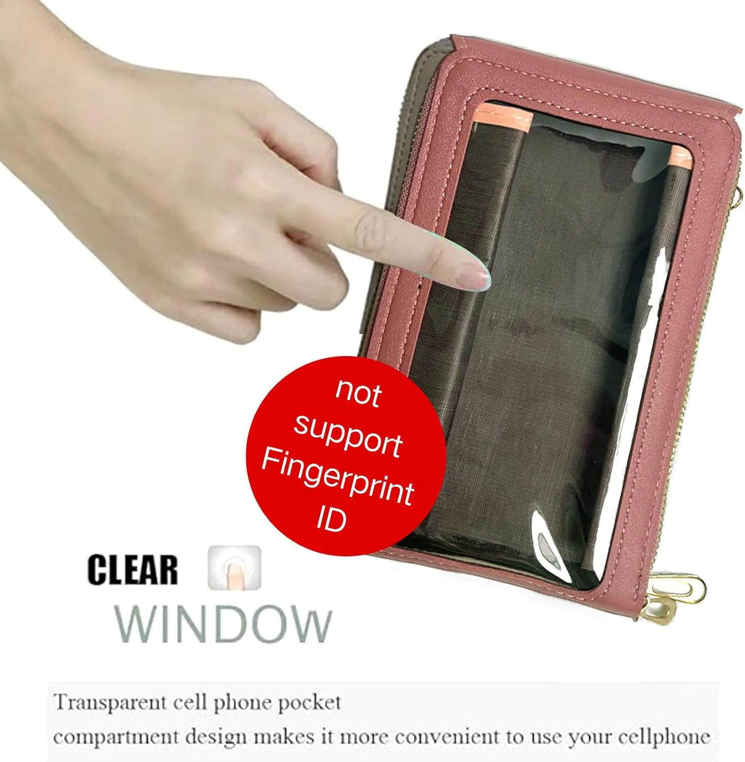 Small Crossbody Cell Phone Bag for Women, Mini Shoulder Purse with Credit Card Slots