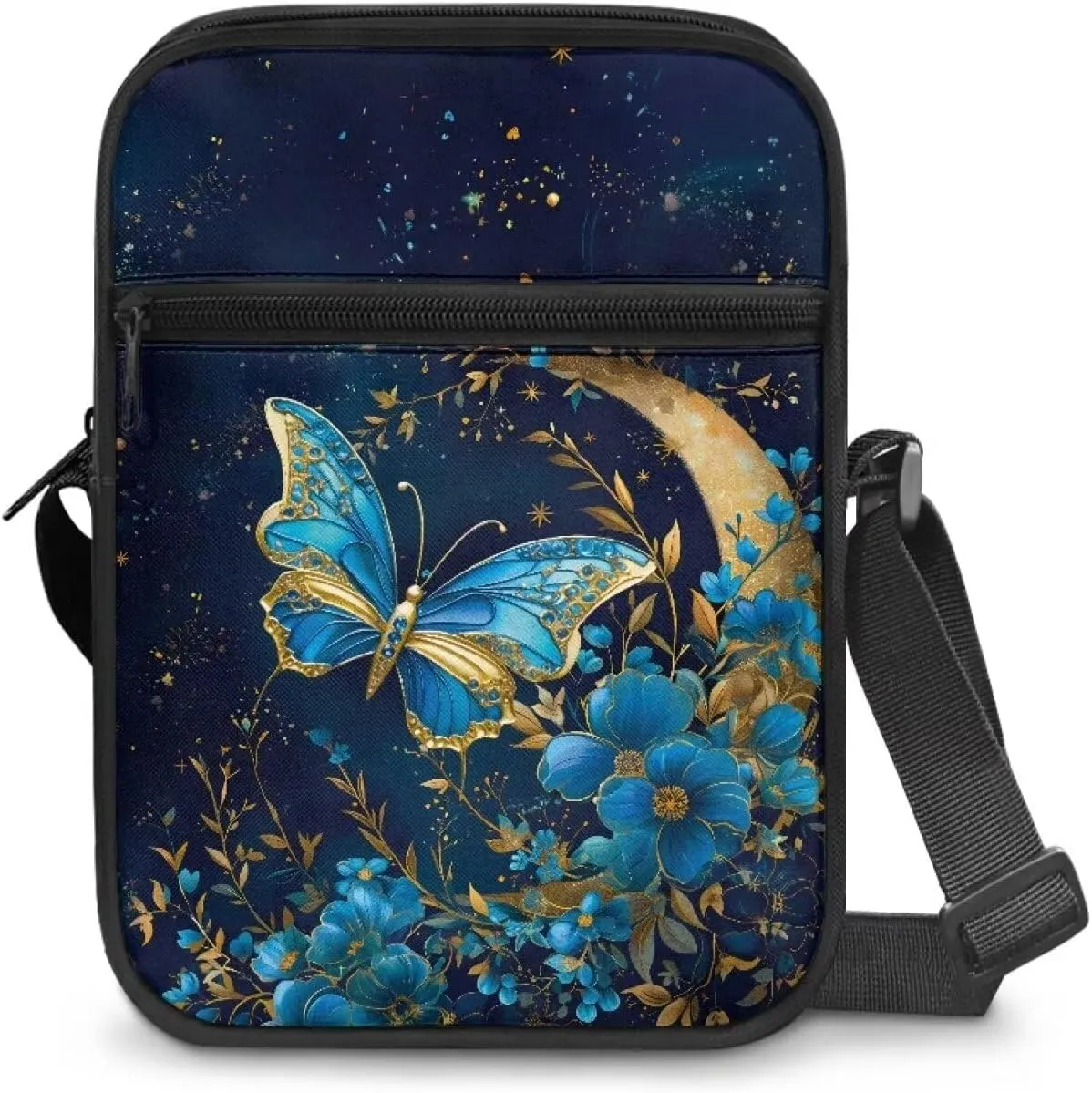 Small Messenger Bag for Men Women Wallet Purse Cell Phone Purse Shoulder Bag for Phone Passport