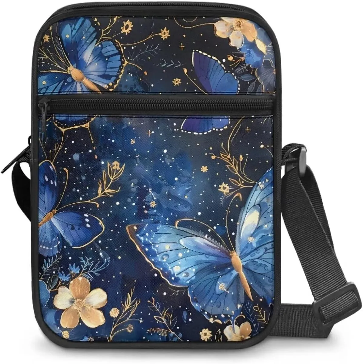 Small Messenger Bag for Men Women Wallet Purse Cell Phone Purse Unisex Shoulder Bag for Phone Passport