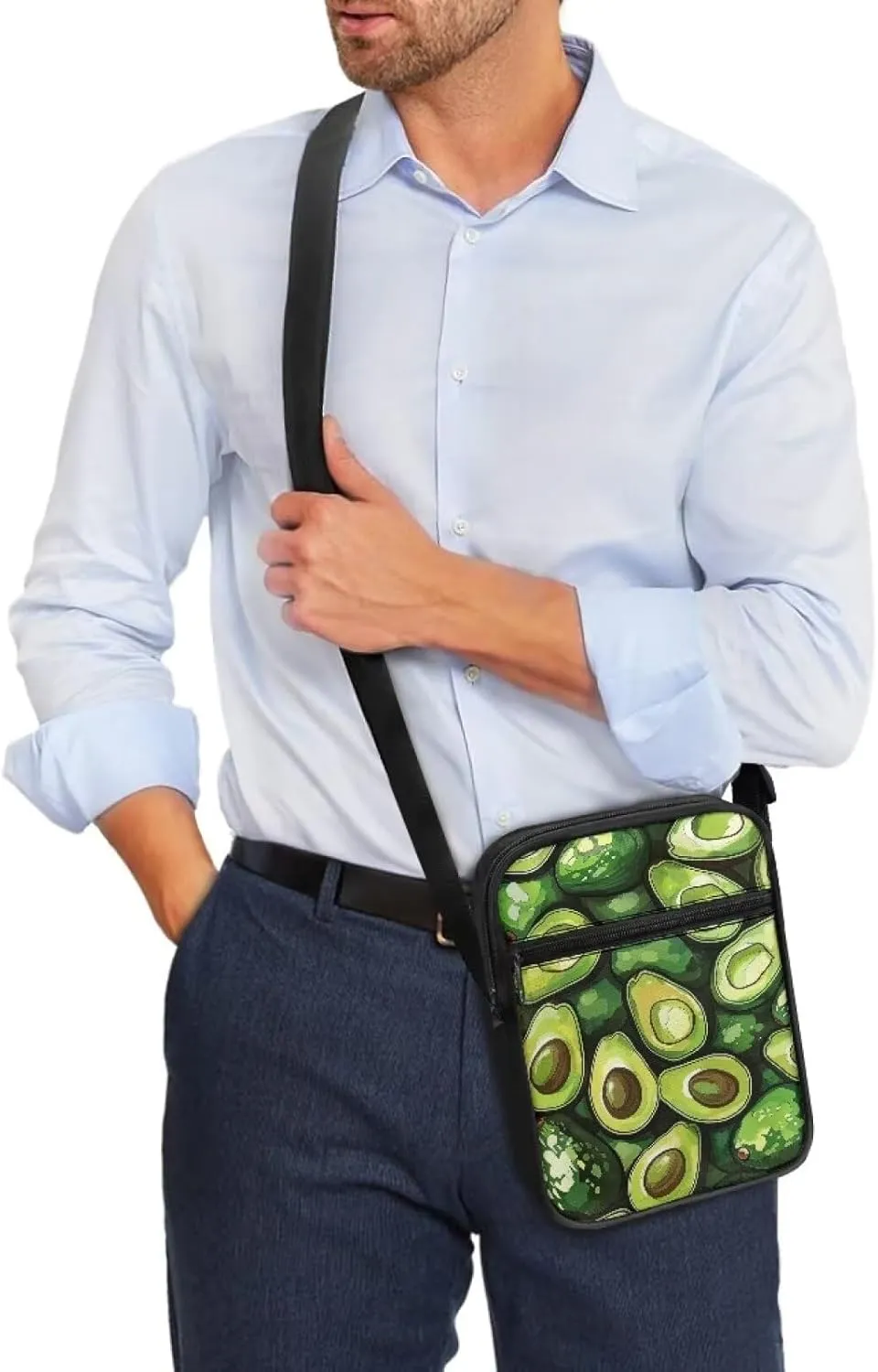 Small Messenger Bag for Men Women Wallet Purse Cell Phone Purse Unisex Shoulder Bag for Work Travel