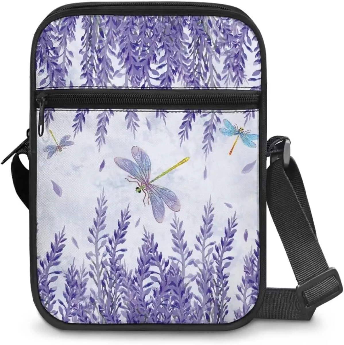 Small Messenger Bag for Men Women Wallet Purse Cell Phone Purse Unisex Shoulder Bag for Work Travel