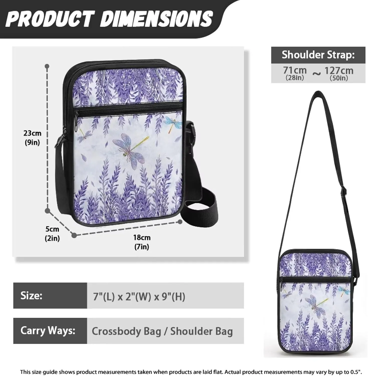 Small Messenger Bag for Men Women Wallet Purse Cell Phone Purse Unisex Shoulder Bag for Work Travel