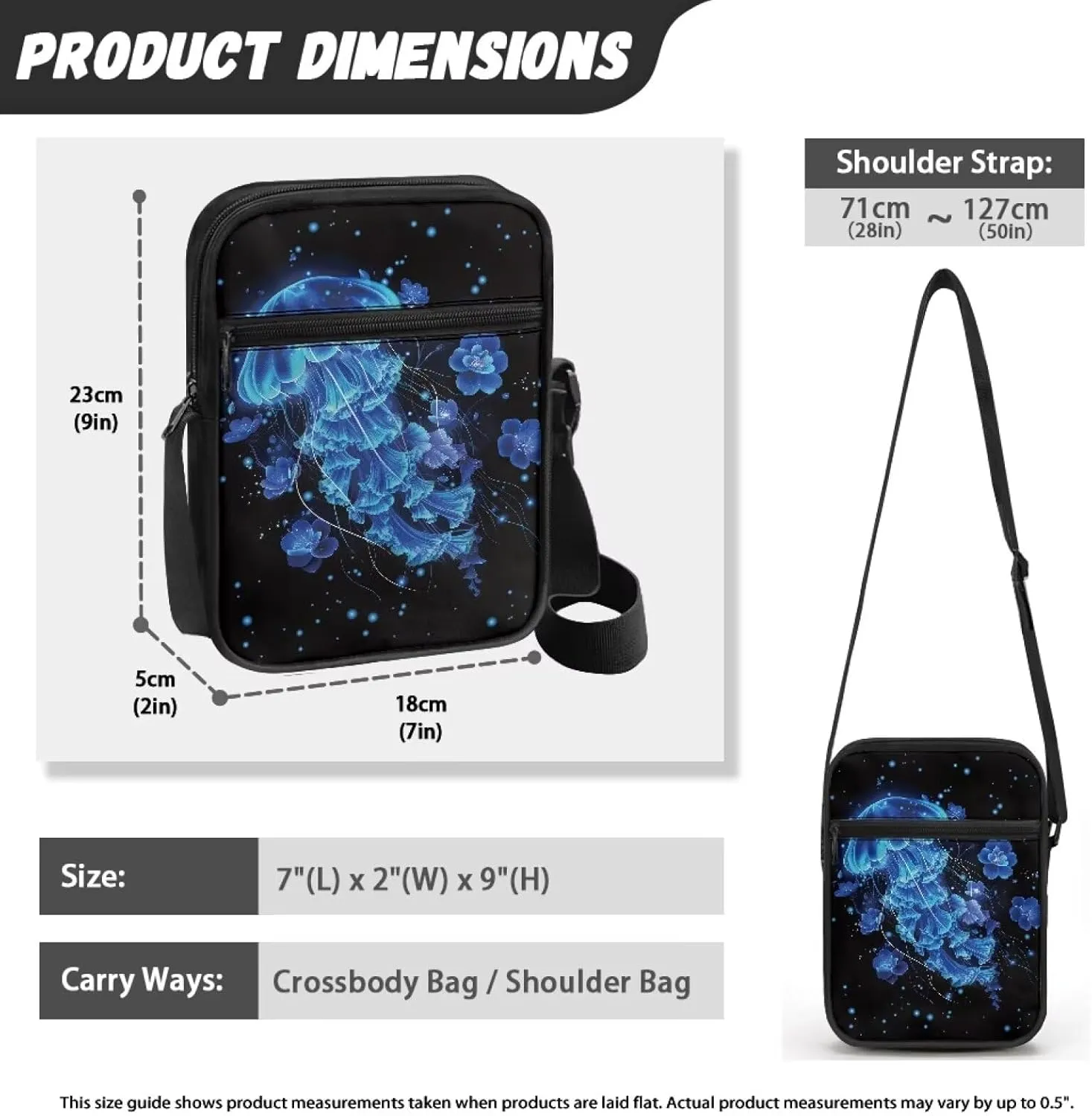 Small Messenger Bag for Men Women Wallet Purse Cell Phone Purses Unisex Shoulder Bag for Work Travel