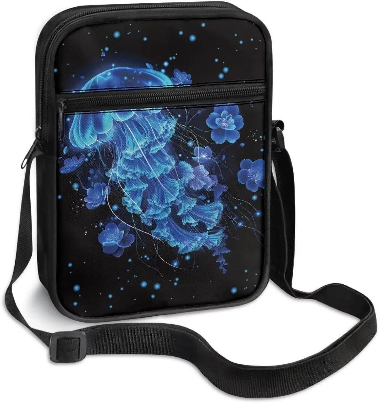 Small Messenger Bag for Men Women Wallet Purse Cell Phone Purses Unisex Shoulder Bag for Work Travel