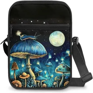 Small Messenger Bag for Men Women Wallet Purse Cell Phone Purses Unisex Shoulder Bag for Work Travel