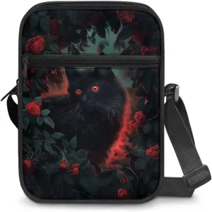 Small Messenger Bag for Men Women Wallet Purse Cell Phone Purses Unisex Shoulder Bag for Work Travel