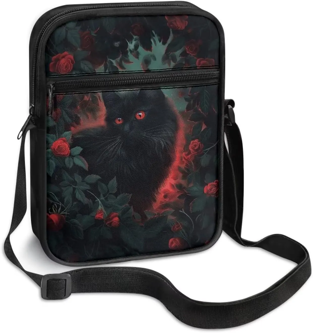 Small Messenger Bag for Men Women Wallet Purse Cell Phone Purses Unisex Shoulder Bag for Work Travel