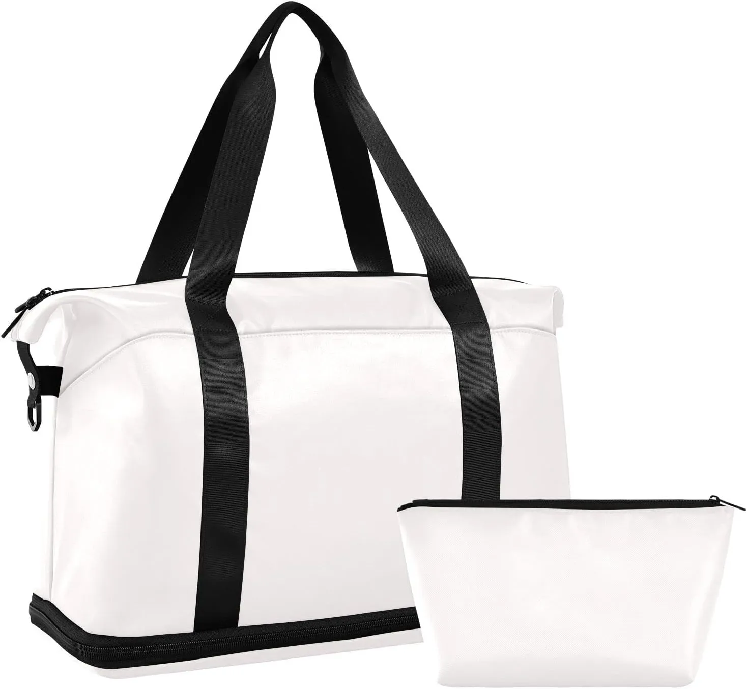 Snow Weekender Bags for Women Travel Duffel Bags with Shoe Compartment Overnight Bag Carry on Sports Duffel Bag with Toiletry Bag for Travel/Business/Gift Snow