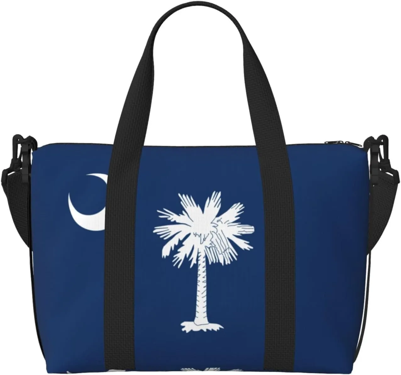 South Carolina Flag print Womens travel bags, weekender carry on for women, sports Gym Bag, Overnight Carry on Bag