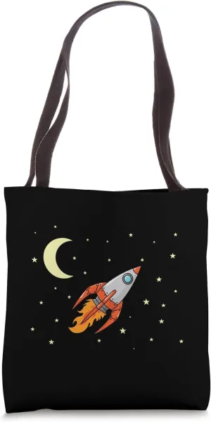 Space Rocket Launch into unknown Tote Bag