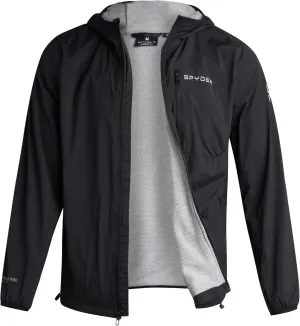 Spyder Mens Rain Jacket - Wind & Water Resistant Hooded Lightweight Rain Coats for Travel and Golf (Sizes: S-L)