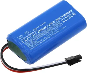 Synergy Digital Cosmetic Mirror Battery, Compatible with Simplehuman SH03 Cosmetic Mirror Battery (Li-ion, 3.7V, 5200mAh)