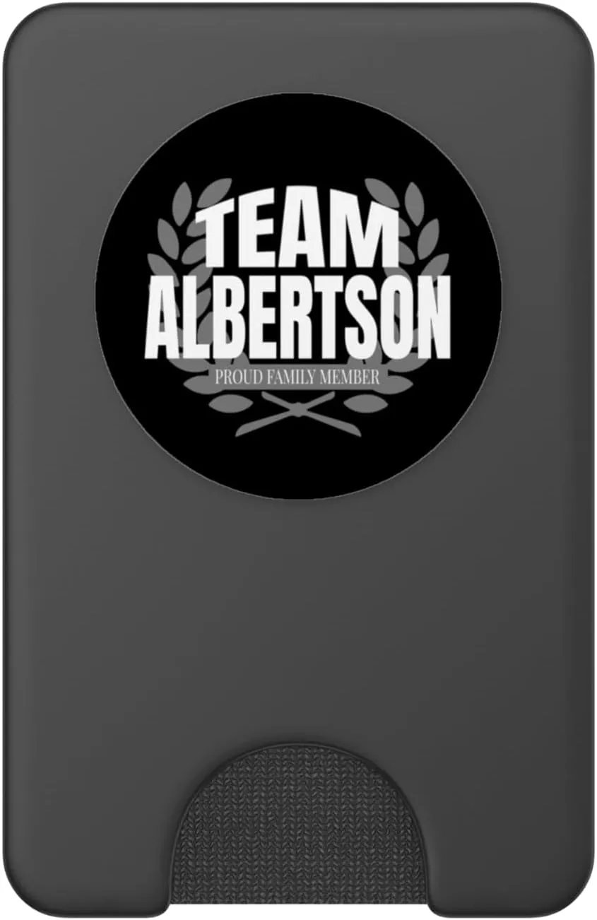Team Albertson Proud Family Member Albertson Last Name PopSockets PopWallet for MagSafe
