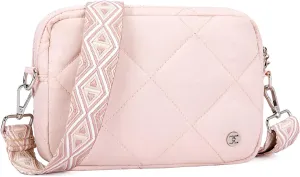 Telena Quilted Crossbody Bags for Women Puffer Bag Purse Lightweight Design Shoulder Handbag
