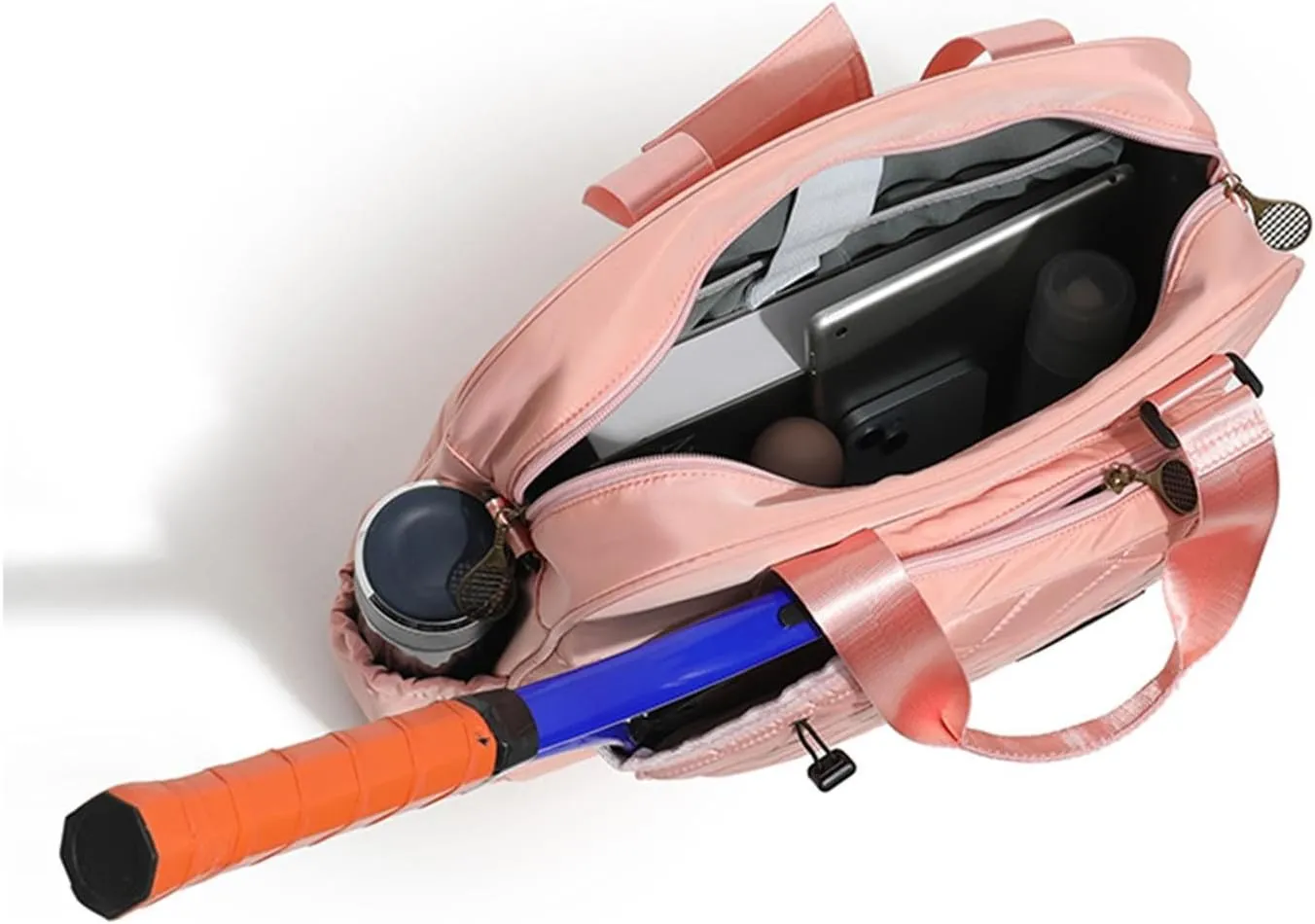 Tennis Racket Bag Tennis Bag for Pickleball Large for Men Women with Adjustable Shoulder Strap Tote Tennis Shoulder Bag