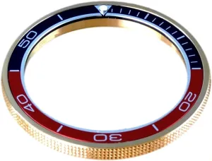 The Thorn Vostok Custom Gold Bezel for Amphibia & Komandirskie Stainless Steel Replacement Bezel Amphibia   Aluminium Insert