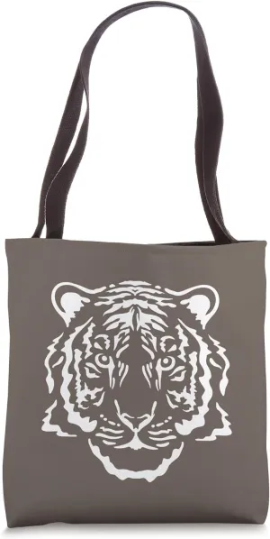 Tiger Large Cat Predatory Cat Tiger Head Tote Bag