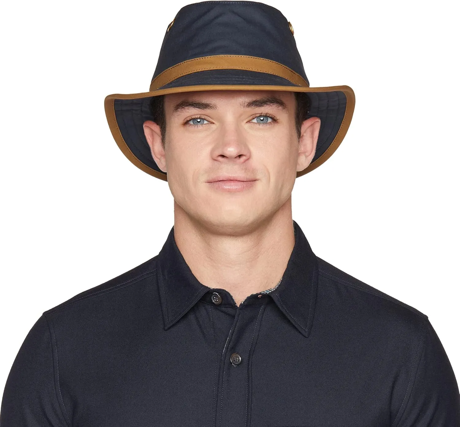 Tilley TWC7 Outback Hat Breathable Cotton Outdoor Sun Protection Hat for Men and Women Ideal for Hiking Fishing Camping