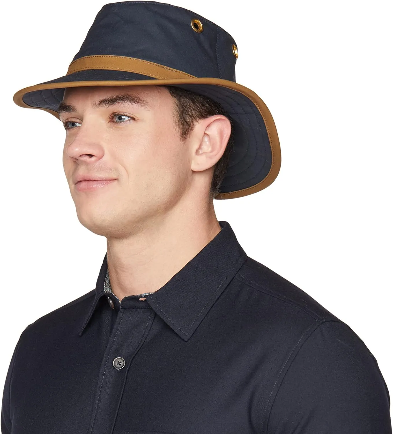 Tilley TWC7 Outback Hat Breathable Cotton Outdoor Sun Protection Hat for Men and Women Ideal for Hiking Fishing Camping