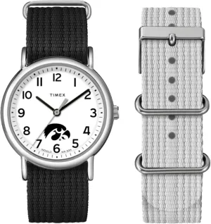 Timex Unisex Weekender Box Set 38mm Watch - Iowa Hawkeyes