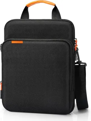 TiMOVO 11 Inch Tablet Shoulder Bag for iPad 10th Gen. 10.9", iPad 9th/8th/7th Gen. 10.2", iPad Air 11/Air 5th/4th Gen. 10.9",Galaxy Tab A9 /A9 Plus 11",360ｰ Protection Tablet Sleeve with Handle, Black