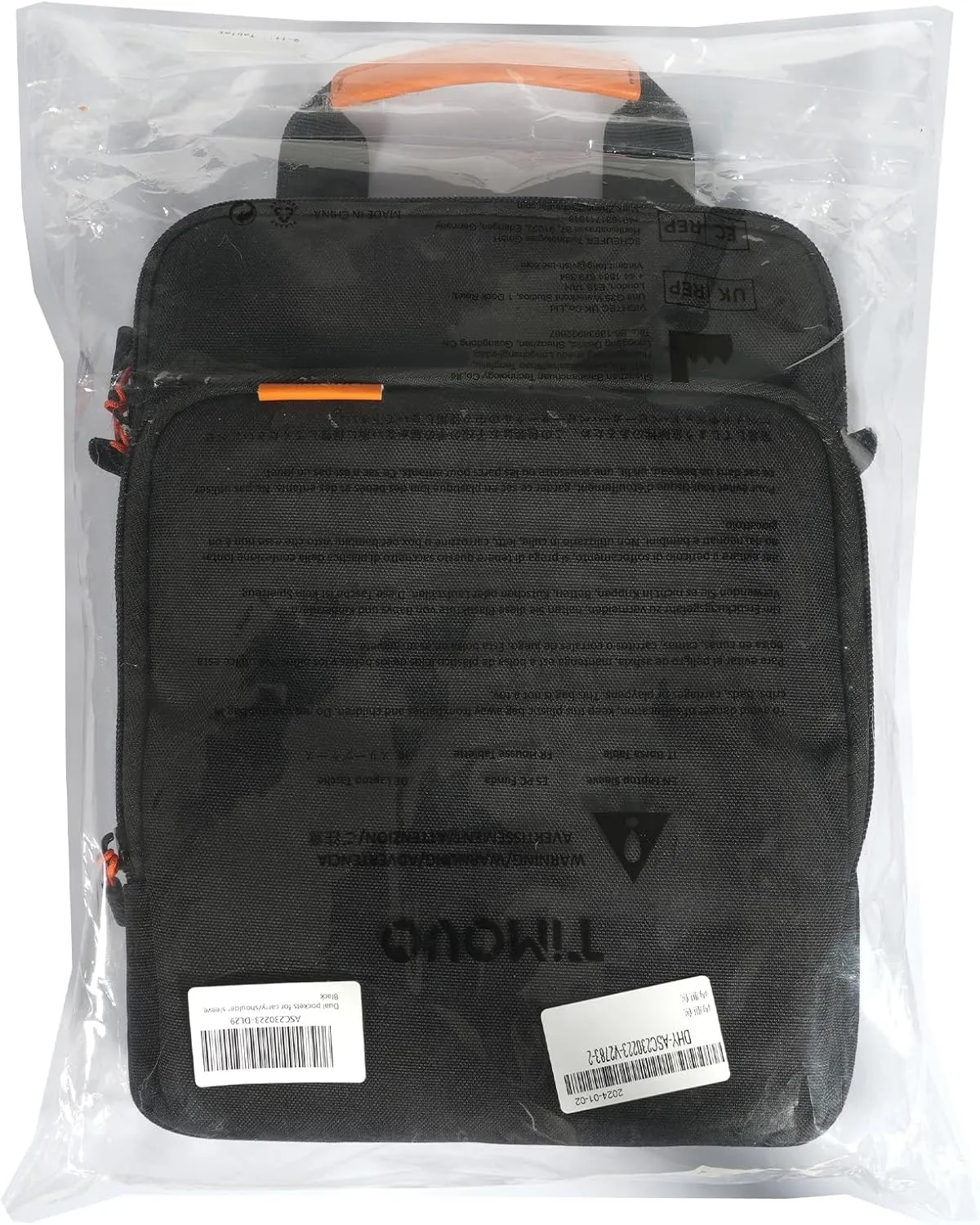 TiMOVO 11 Inch Tablet Shoulder Bag for iPad 10th Gen. 10.9", iPad 9th/8th/7th Gen. 10.2", iPad Air 11/Air 5th/4th Gen. 10.9",Galaxy Tab A9 /A9 Plus 11",360ｰ Protection Tablet Sleeve with Handle, Black