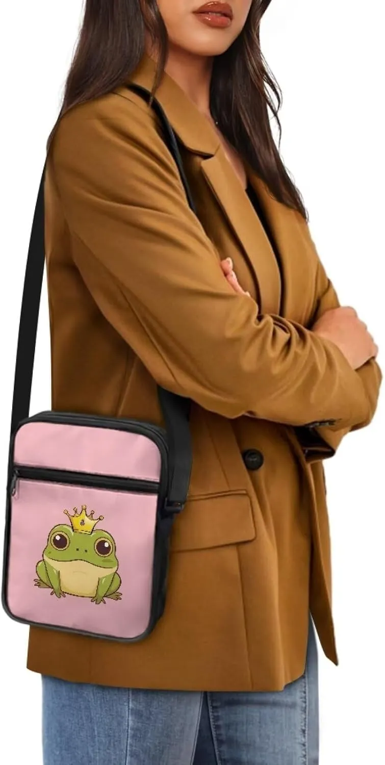 TODIYADDU Novelty Messenger Bag for Women Lightweight Sling Purse Chest Bag for Daily Items Cell Phone Purse Holder Wallet