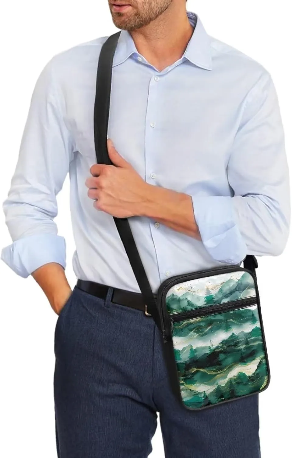 TODIYADDU Novelty Messenger Bag for Women Lightweight Sling Purse Chest Bag for Daily Items Cell Phone Purse Holder Wallet